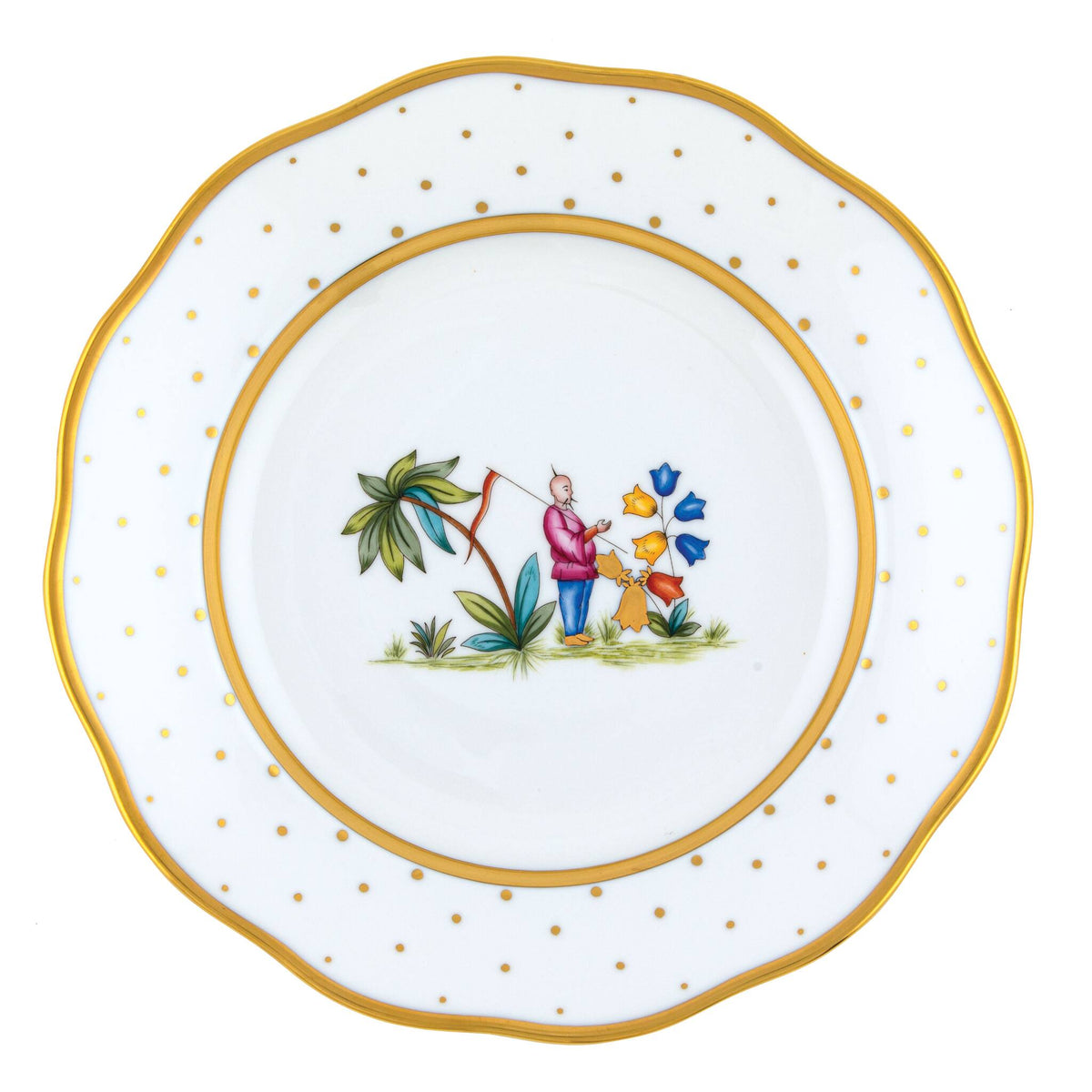 Herend Asian Garden Dessert Plate, alternate view