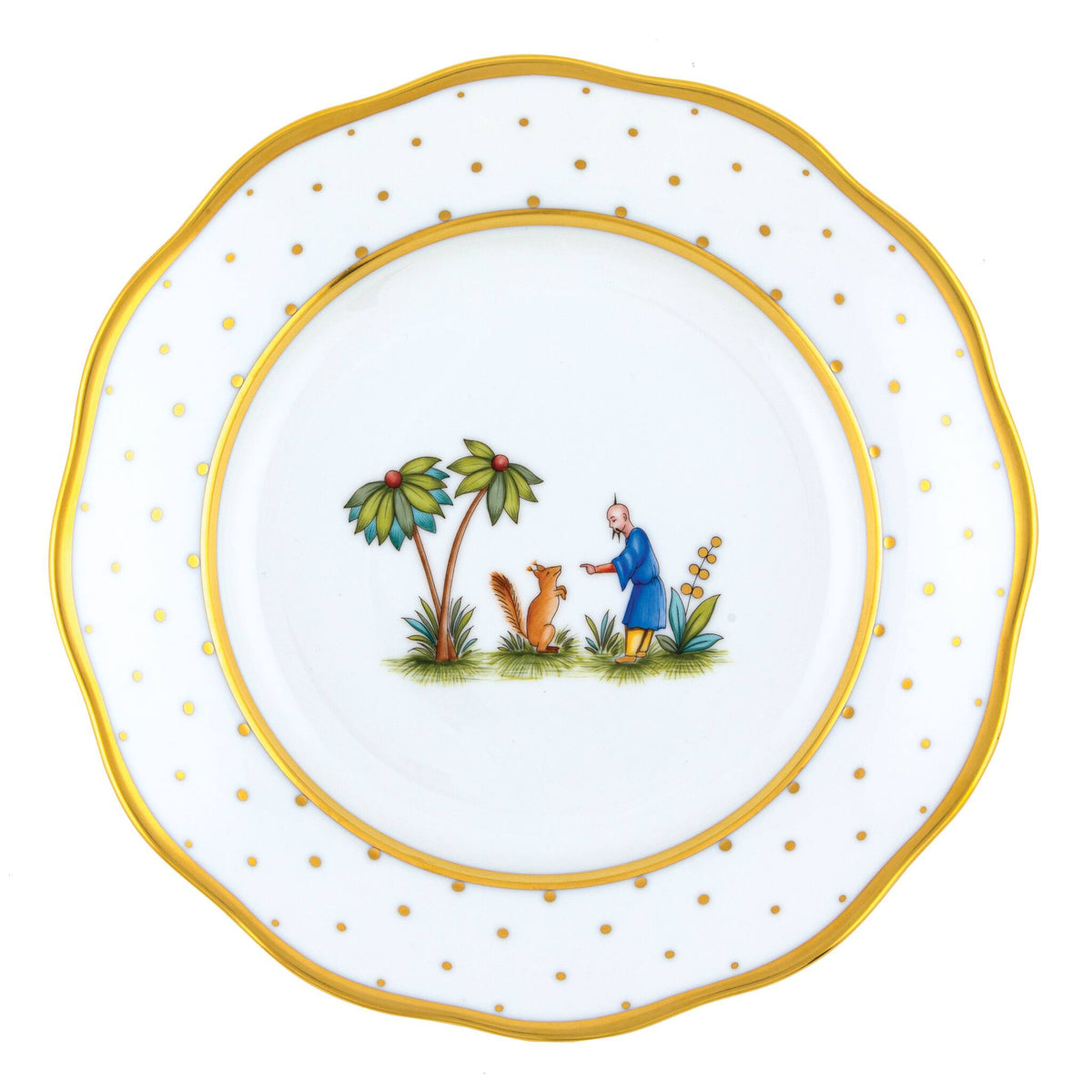 Herend Asian Garden Dessert Plate, alternate view