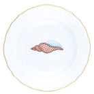 Dessert Plate in hand-painted Motif 7 porcelain by Herend of Hungary