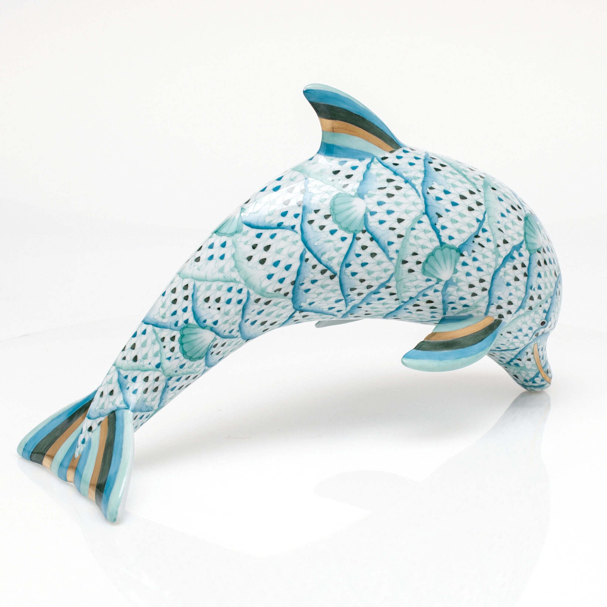 Herend Dolphin Figurine — additional view