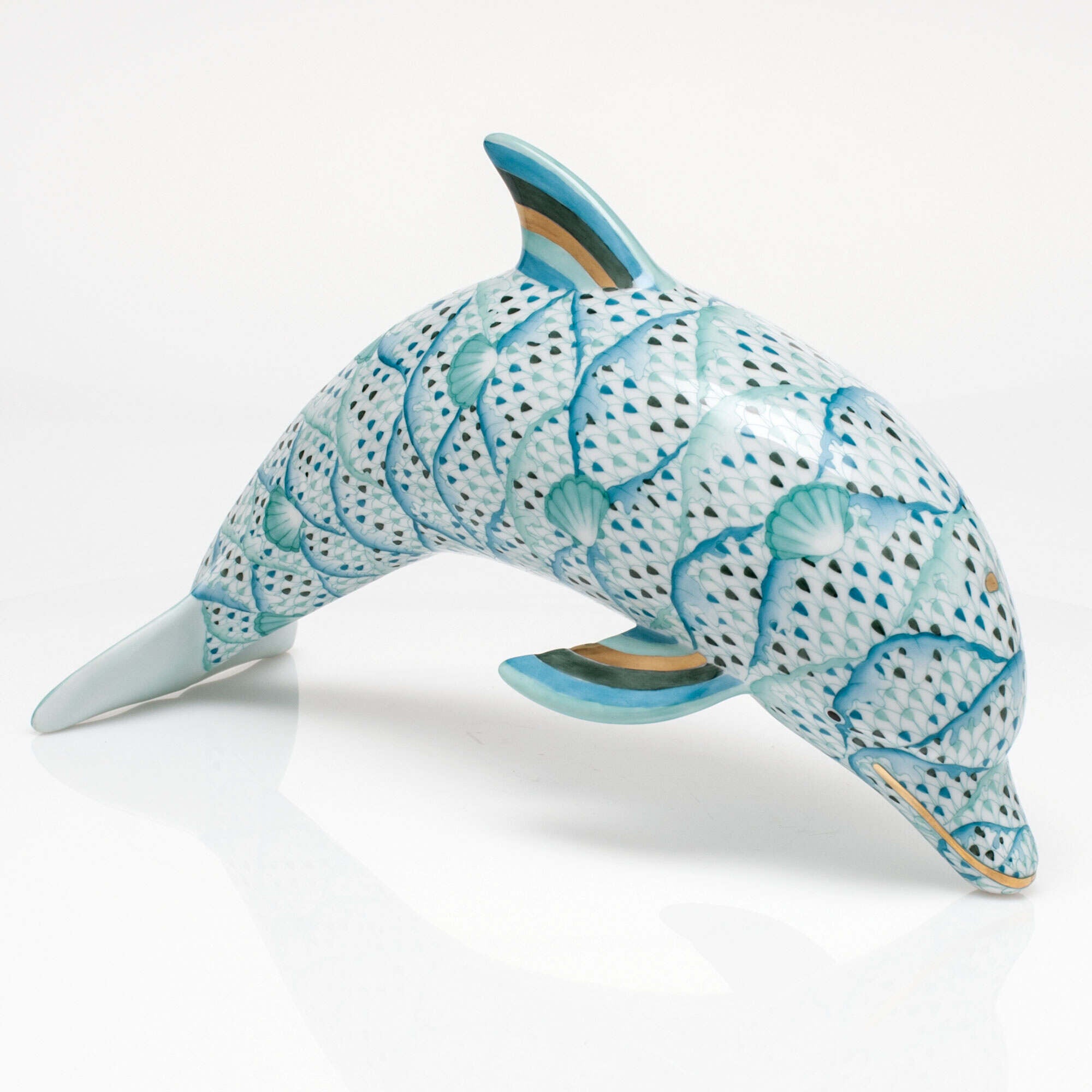 Herend Dolphin Figurine — additional view