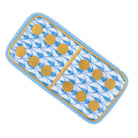 Herend Domino Figurine porcelain figurine painted in the Blue fishnet pattern