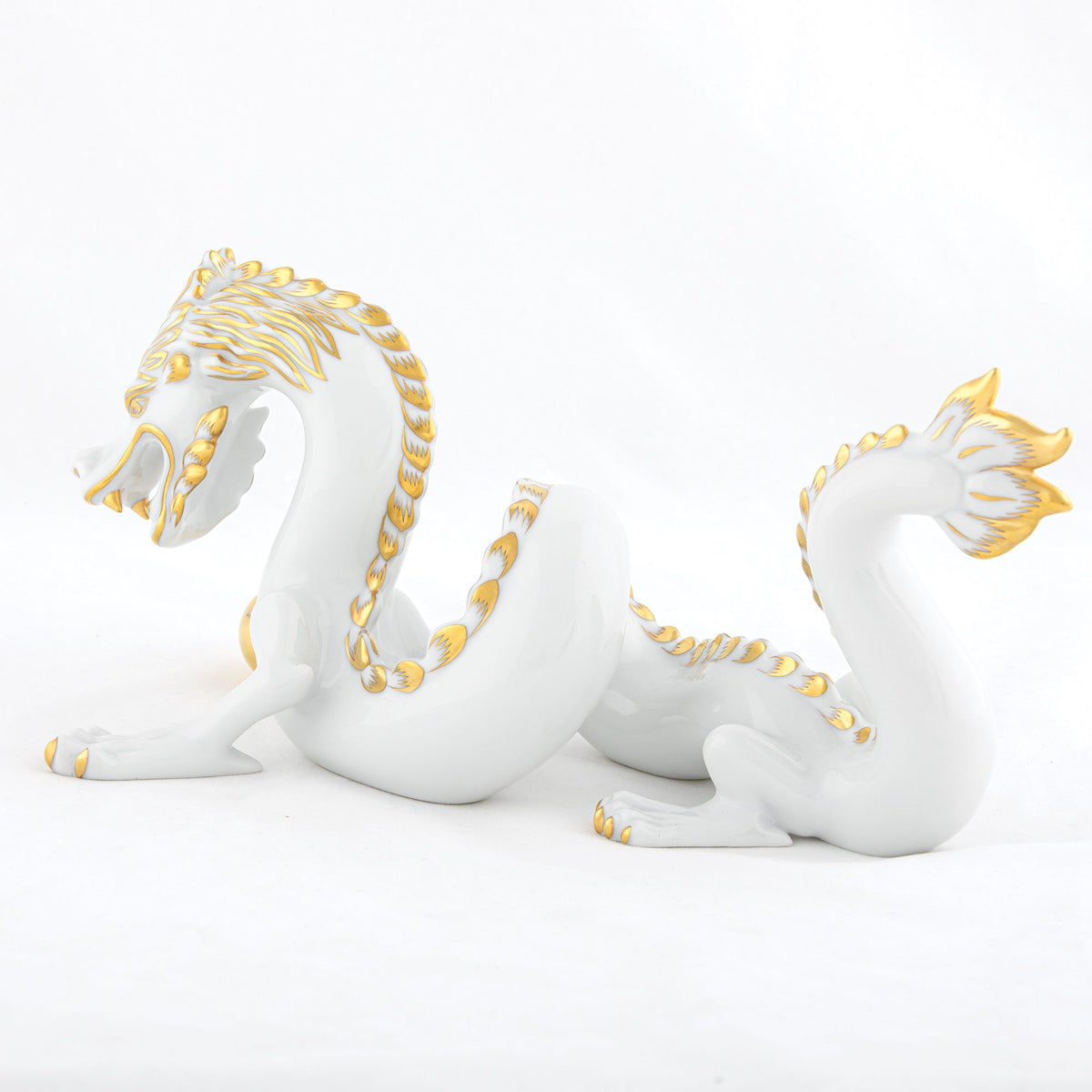 Herend Dragon Figurine, alternate view