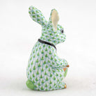 Herend Drummer Bunny Figurine – Key Lime, alternate view