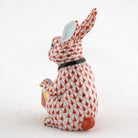 Herend Drummer Bunny Figurine – Rust, alternate view