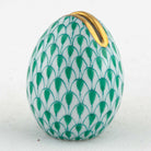 Herend Egg Place Card Holder – Green, alternate view