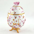 Herend Egg with Flowers- Raspberry Decorative Box — additional view