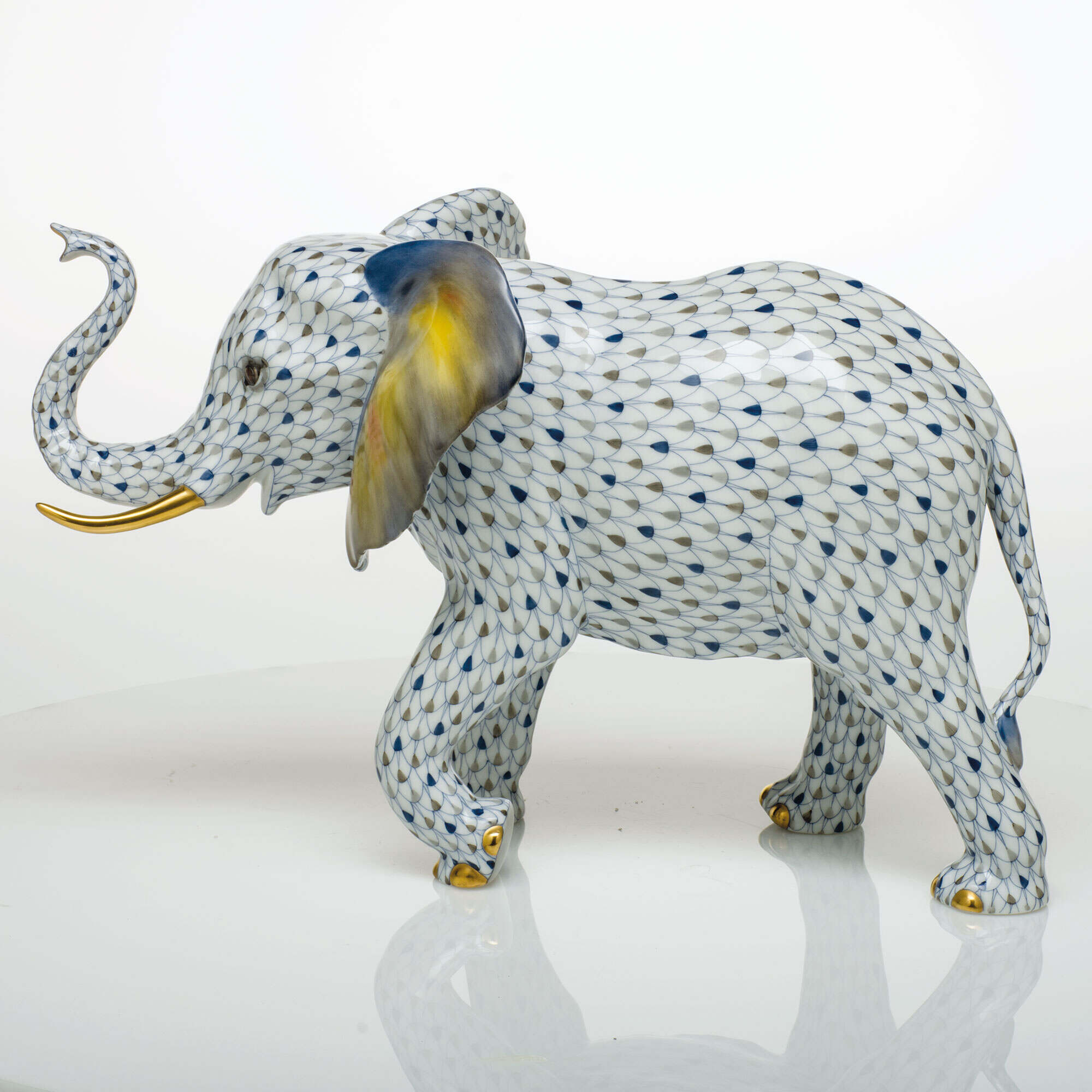 Herend Elephant Figurine — additional view