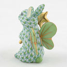 Herend Fairy Bunny Figurine – Key Lime, alternate view