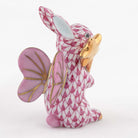 Herend Fairy Bunny Figurine – Raspberry, alternate view
