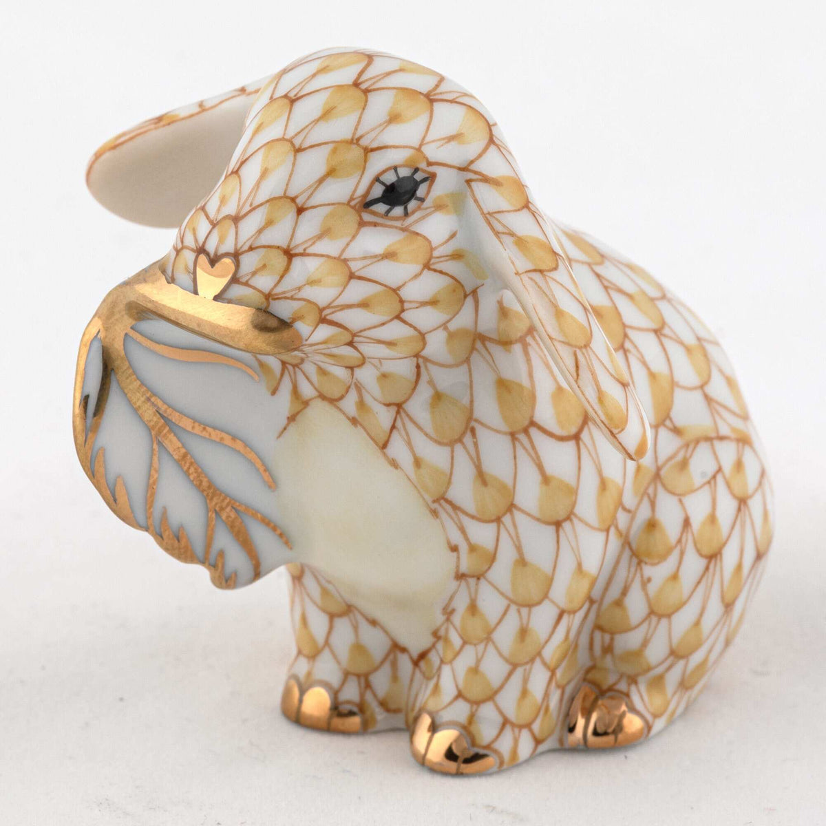 Herend Fall Bunny Figurine – Butterscotch, alternate view