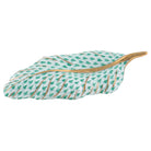 Herend Feather in Green