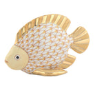 Fish Figurine in hand-painted Butterscotch porcelain by Herend of Hungary
