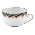 Herend Fish Scale Black Canton Cup in Black - Hand-painted Hungarian porcelain by Herend. Paris Tableware.