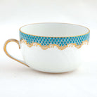 Herend Fish Scale Turquoise Canton Cup Teacup — additional view