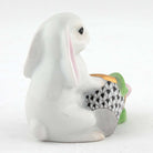 Herend Flowerpot Bunny Figurine – Black, alternate view