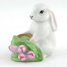 Herend Flowerpot Bunny Figurine – Blue, alternate view