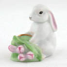 Herend Flowerpot Bunny Figurine – Butterscotch, alternate view