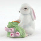 Herend Flowerpot Bunny Figurine – Chocolate, alternate view