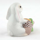 Herend Flowerpot Bunny Figurine – Chocolate, alternate view