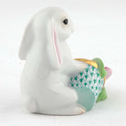 Herend Flowerpot Bunny Figurine – Green, alternate view