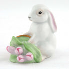 Herend Flowerpot Bunny Figurine – Rust, alternate view