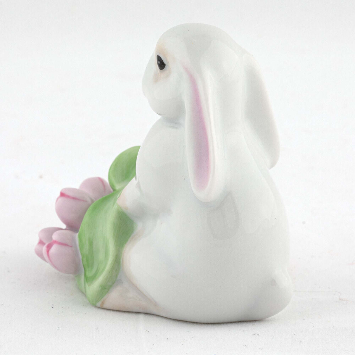 Herend Flowerpot Bunny Figurine – Rust, alternate view