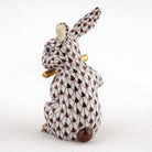 Herend Flute Bunny Figurine – Chocolate, alternate view