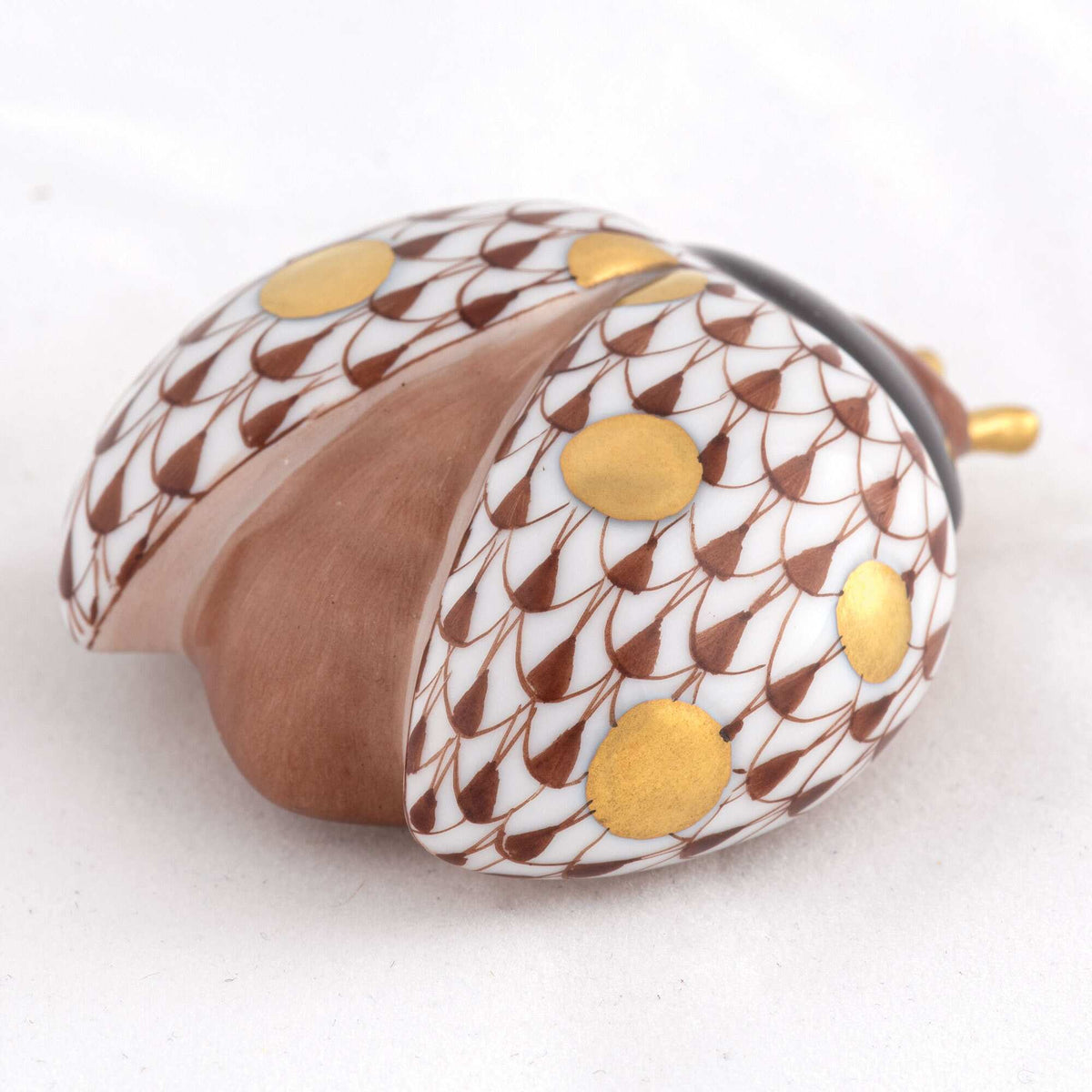 Herend Flying Ladybug Figurine – Chocolate, alternate view