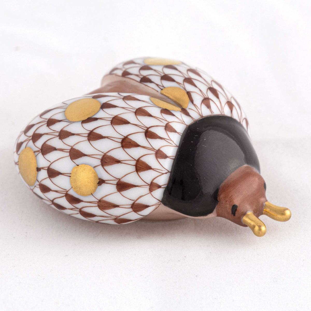 Herend Flying Ladybug Figurine – Chocolate, alternate view