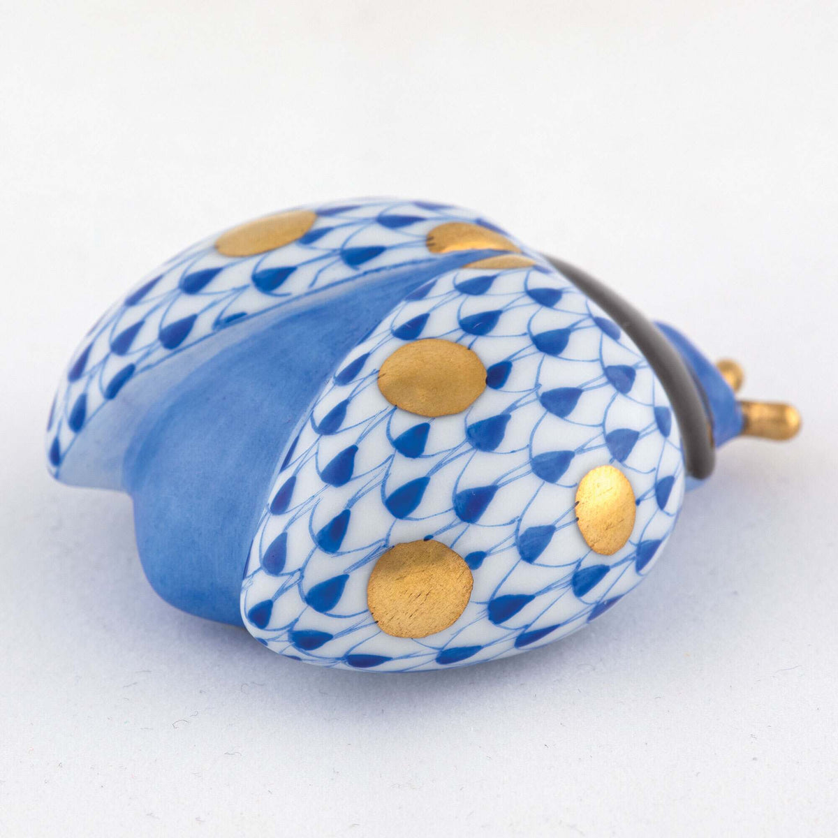 Herend Flying Ladybug Figurine – Sapphire, alternate view