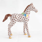 Herend Foal with Flowers Figurine – Chocolate, alternate view