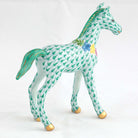 Herend Foal with Flowers Figurine – Green, alternate view
