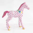 Herend Foal with Flowers Figurine – Raspberry, alternate view