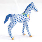 Herend Foal with Flowers Figurine – Sapphire, alternate view
