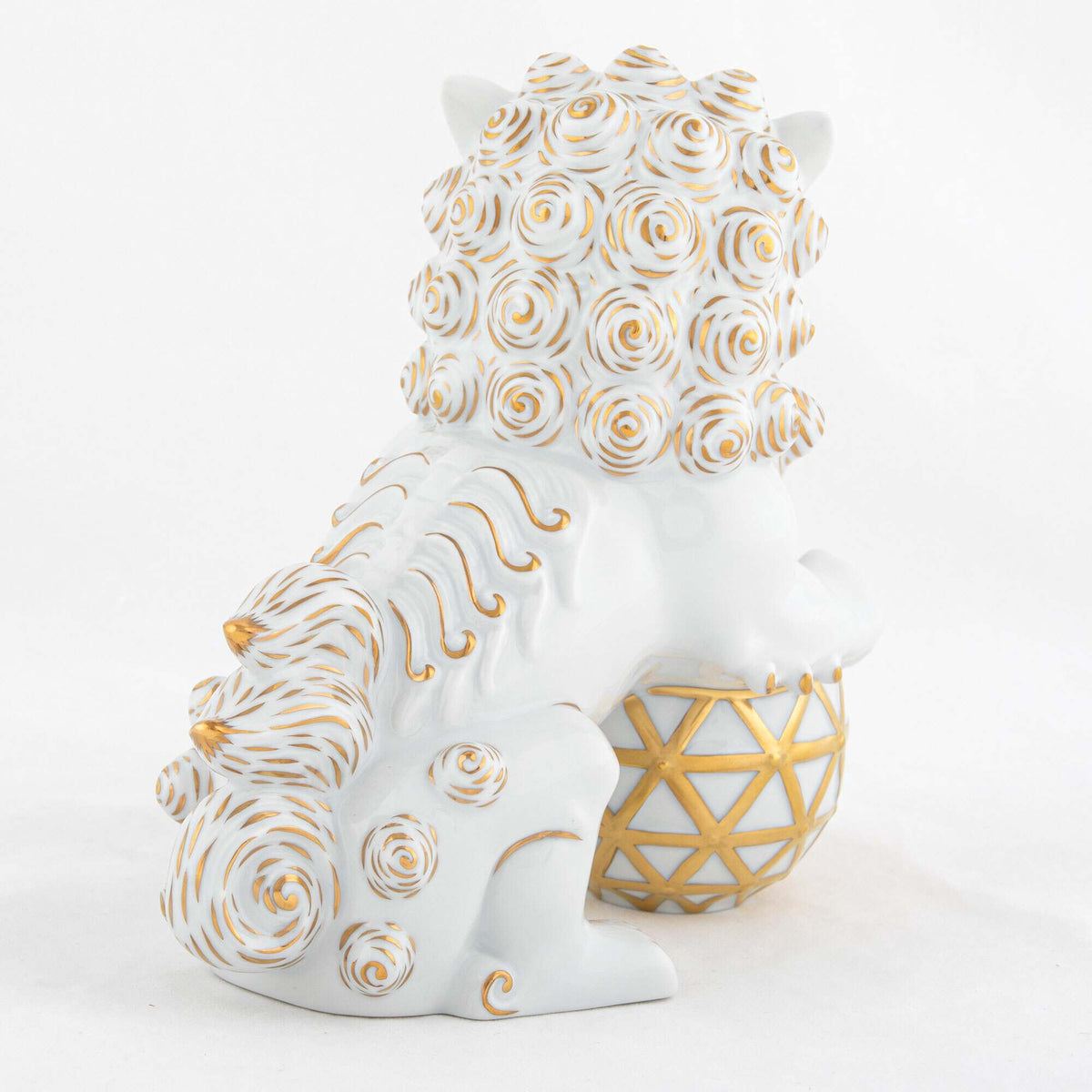 Herend Foo Dog Looking Left Figurine, alternate view