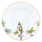 Hand-painted Herend Foret Birds Dessert Plate - Motif 01 in fine porcelain, 8.25in D, on a white background