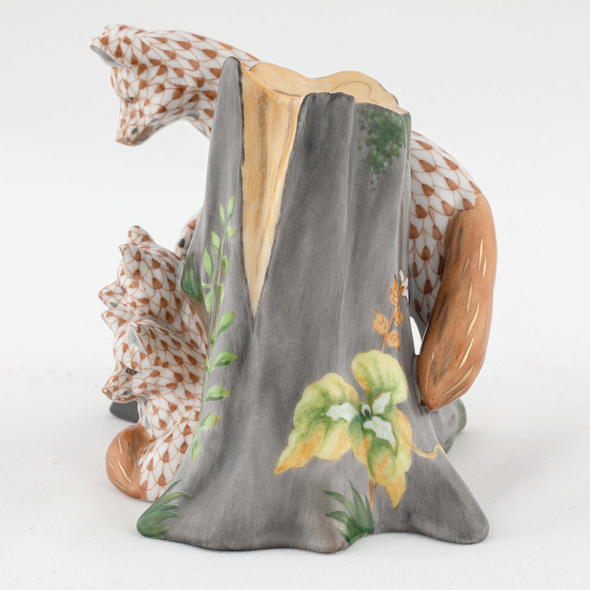 Herend Fox Den Figurine — additional view