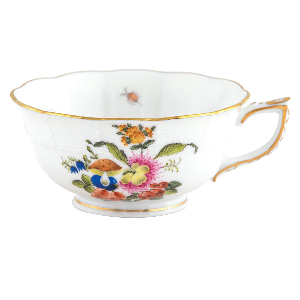 Herend Fruits and Flowers Tea Cup Cup & Saucer Set, alternate view