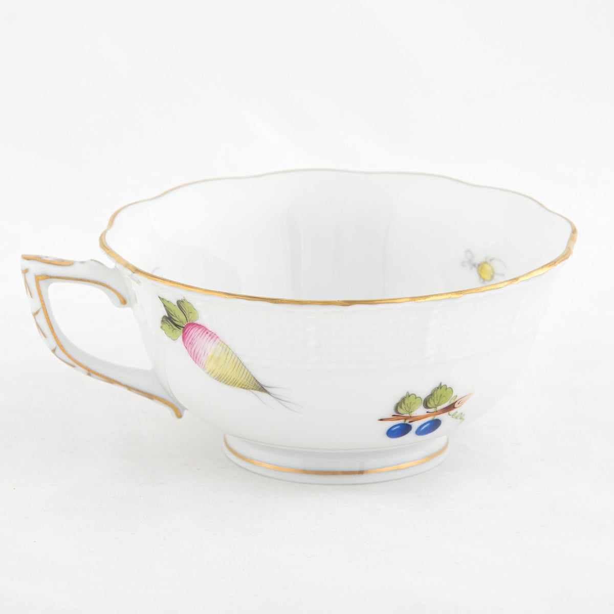 Herend Fruits and Flowers Tea Cup Cup & Saucer Set, alternate view