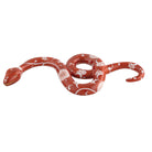 Hand-painted Herend Garden Snake Figurine in fine porcelain, 4in L X 2in W, on a white background