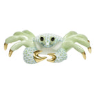 Herend Ghost Crab Figurine porcelain figurine painted in the Key Lime fishnet pattern