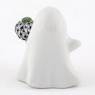 Herend Ghost with Pumpkin Figurine – Black, alternate view