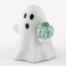 Herend Ghost with Pumpkin Figurine – Key Lime, alternate view