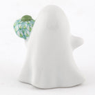 Herend Ghost with Pumpkin Figurine – Key Lime, alternate view