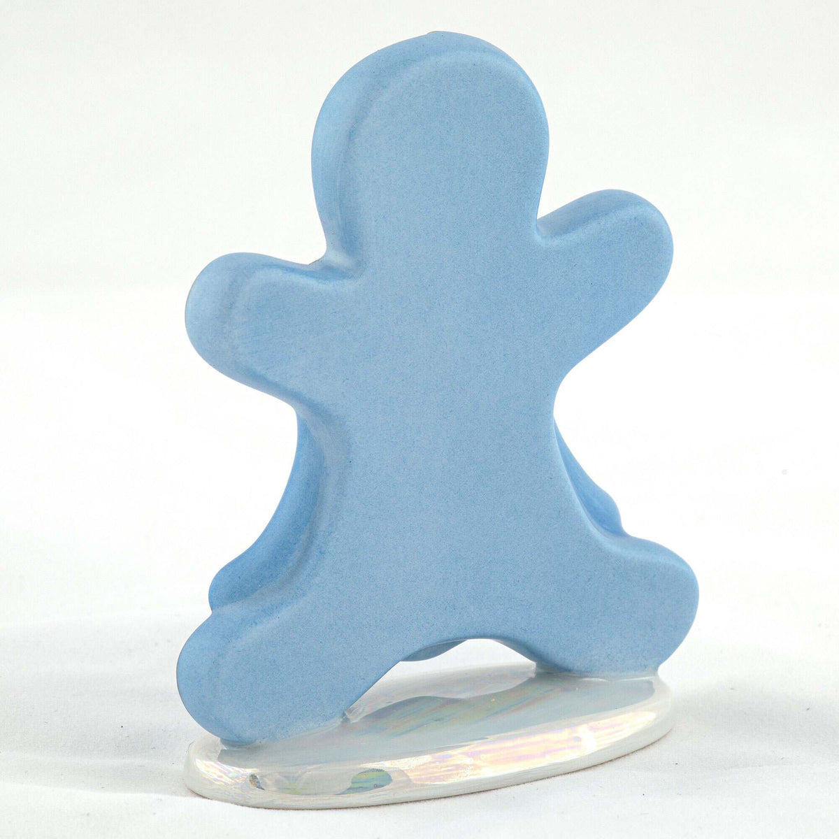 Herend Gingerbread Girl Figurine – Blue, alternate view