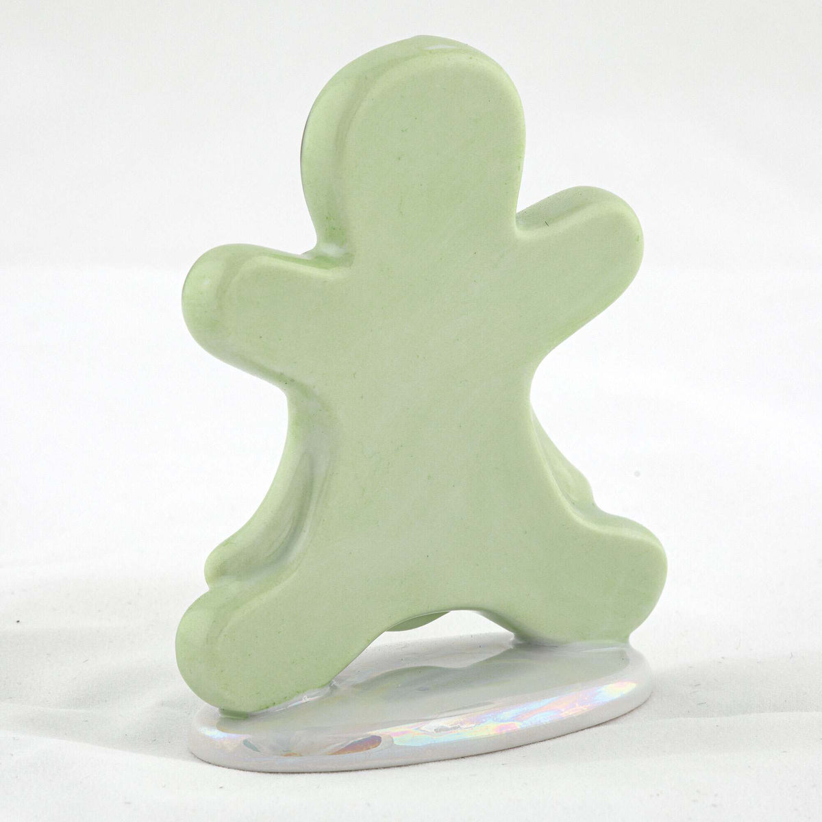 Herend Gingerbread Girl Figurine – Key Lime, alternate view