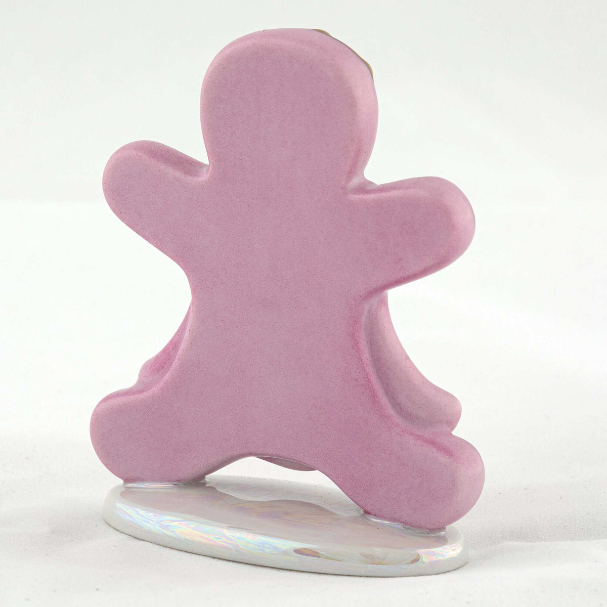 Herend Gingerbread Girl Figurine – Raspberry, alternate view