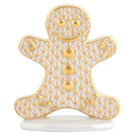 Gingerbread Man Figurine in hand-painted Butterscotch porcelain by Herend of Hungary