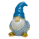 Herend Gnome Figurine porcelain figurine painted in the Blue fishnet pattern